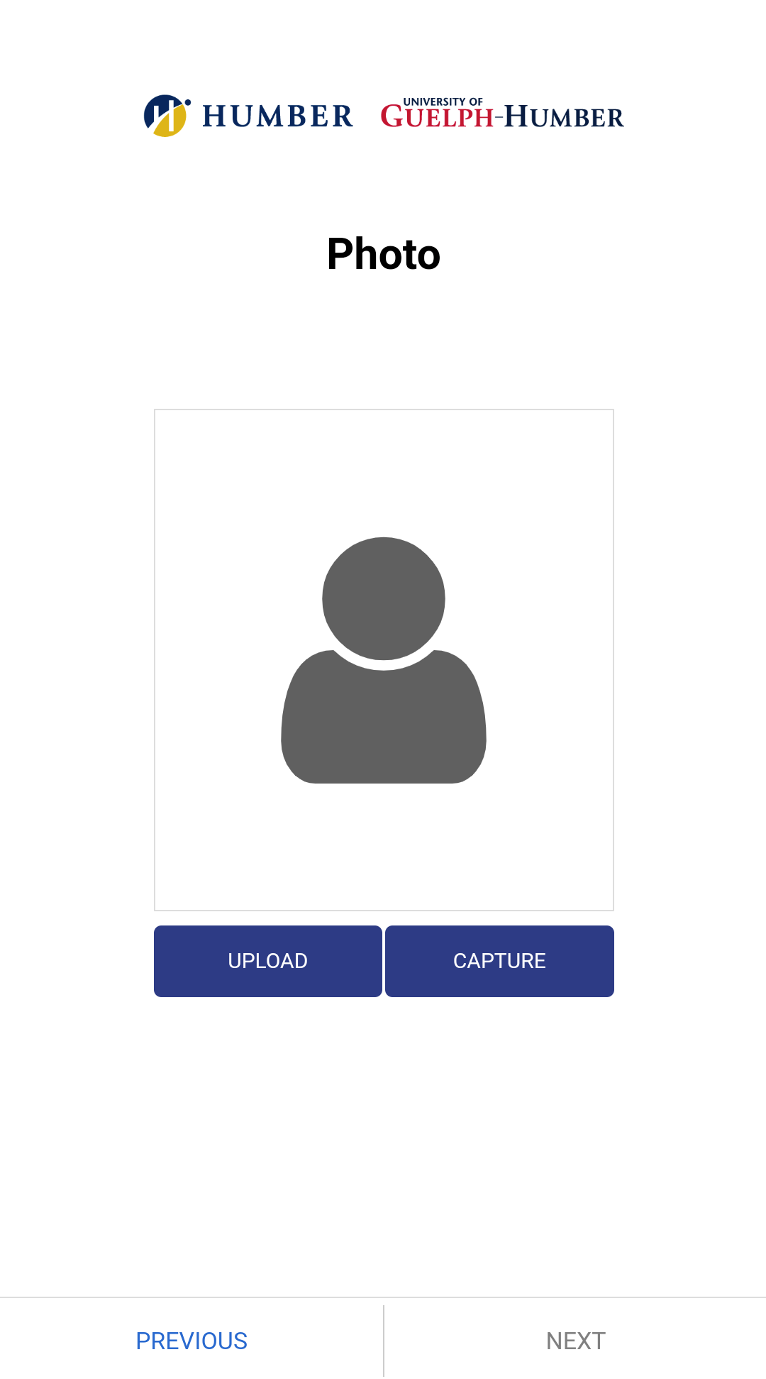 Screenshot of photo upload submission