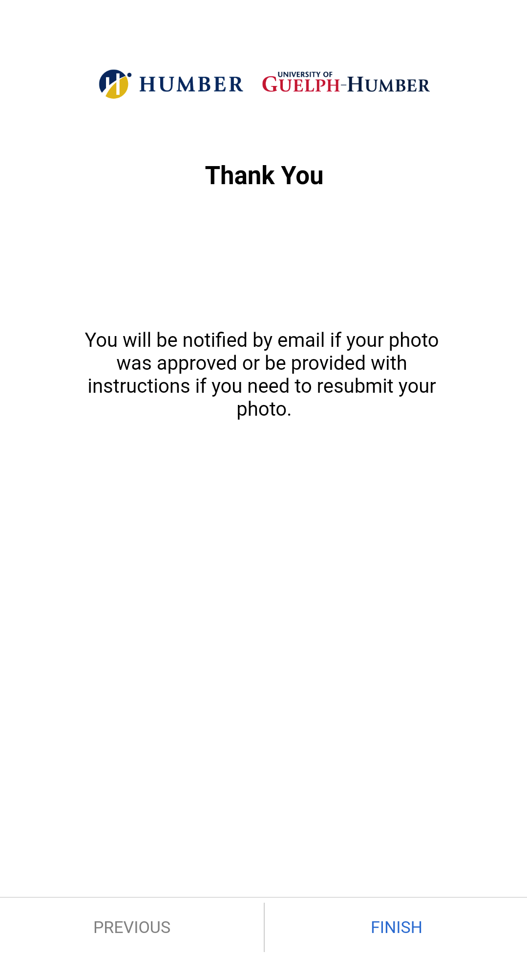 Screenshot of photo uploaded pending approval