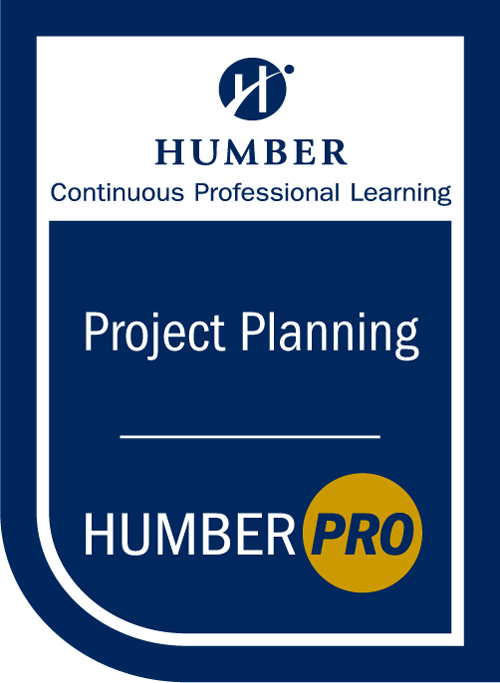 Project planning microcredential digital badge