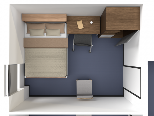 Semi Suite Room Top View