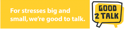 Good 2 Talk - For stresses big and small, we’re good to talk. 1.866.925.5454