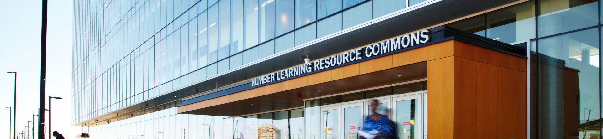 Humber learning commons entrance