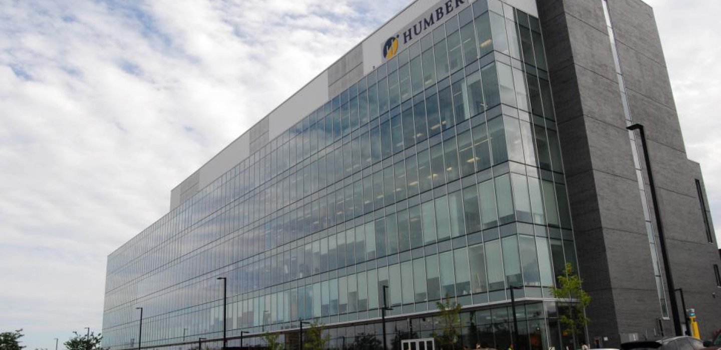 Humber College's North Campus Learning Resource Centre building